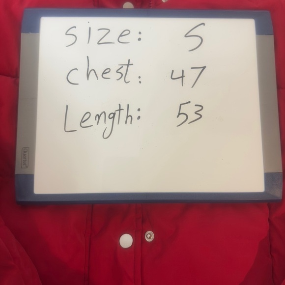 George Red Women's Winter Short Puffer Jacket Coat Long Sleeve Size XS - Picture 10 of 10